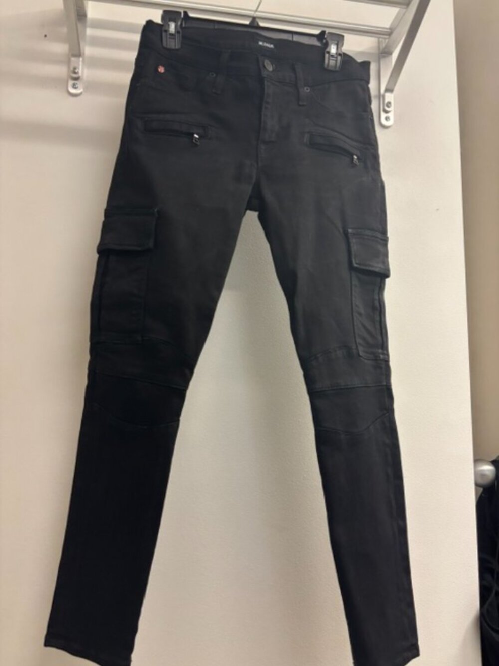 Hudson Low- Rise Skinny Black Cargo